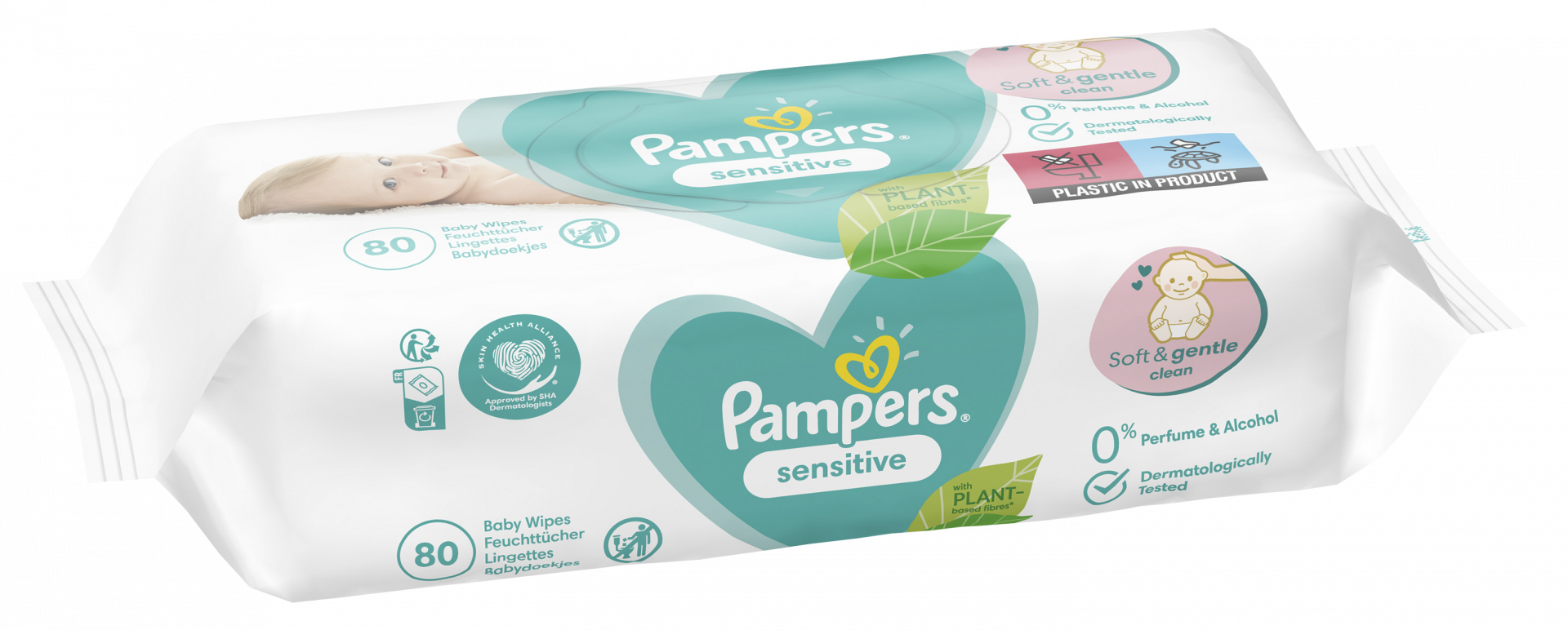Pampers Fresh Clean Lingettes (15 x 80 pces) –