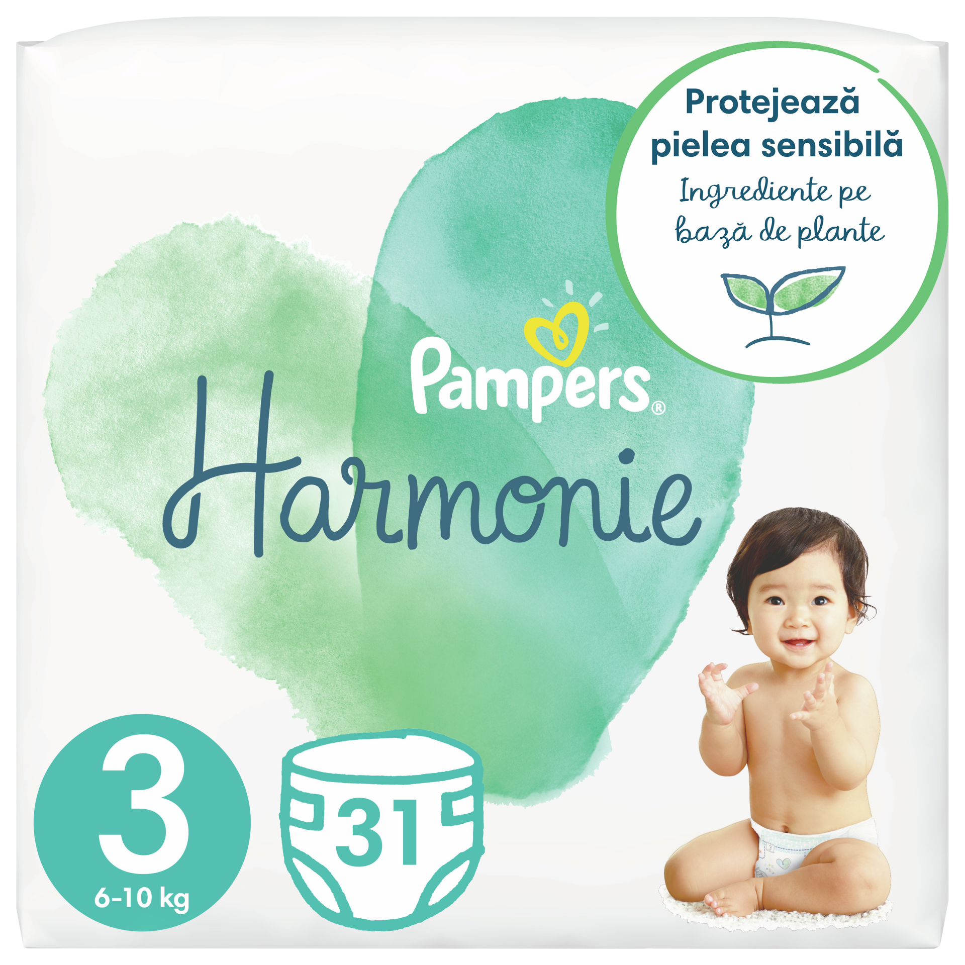 Pampers Harmonie - Diapers, size 4 (9-14 kg), 28 pcs