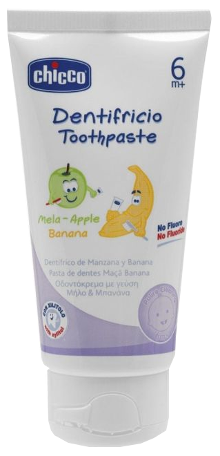 Chicco Pasta de Dientes Manzana y Plátano 50 ml.