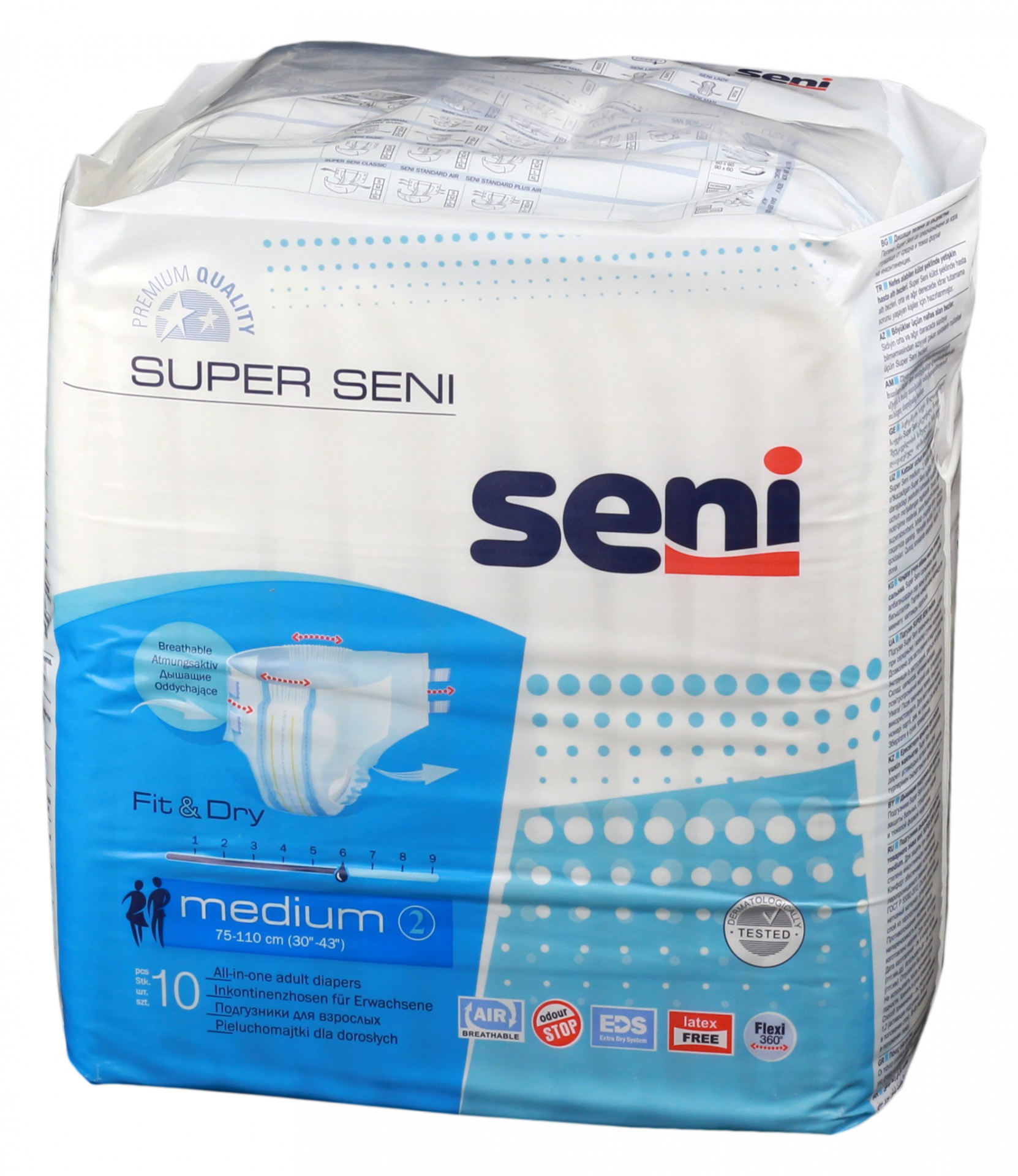 Buy Seni Super Breathable Adult Diapers - 30 Pieces (Large) Online